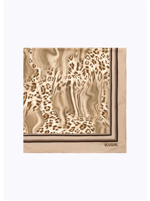 Foulard a stampa animalier BLUGIRL BLUMARINE | NA6015T490A/P9371